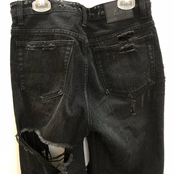 Ripped black mom jeans - Picture 3 of 5